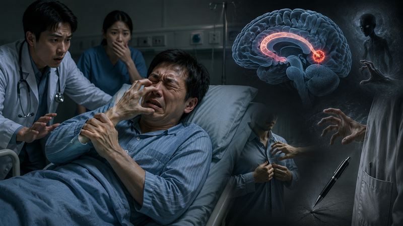 男子罹罕病「異手症」！左手失控狂掐自己