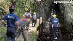 登山協會,健行,嘉義,阿里山,墜谷,死亡,人力,搬運,（圖／翻攝畫面）