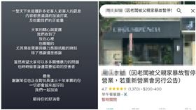 高雄,警方,保護令,家暴,被害人,老闆,父親,粉絲,評論,衝突。（圖／翻攝自Google map、當事店家IG）