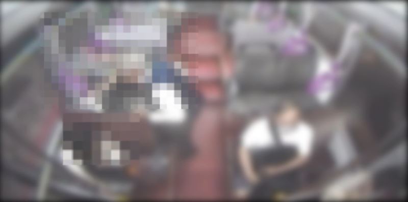 73歲連姓老翁上月搭公車時趁著醉意,竟連續對3名女子伸出狼爪。(圖/翻攝畫面)