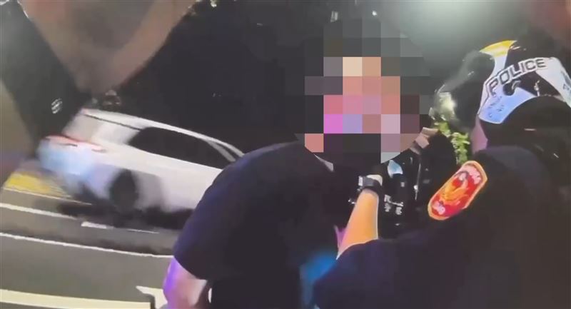 光是3天的端午連假期間,北市警街頭查獲高達56件毒駕案件。(圖/翻攝畫面)