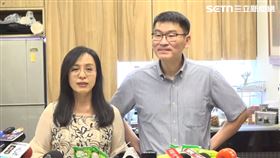 陳瑩邀梁文傑嚐台東鳳梨釋迦冰棒（圖／記者詹宜庭攝影）