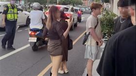 台南,南門路,警方,大學生,討拍,髮型師,肇事,三寶,三字經（圖／翻攝自Threads @l.e.g.g.l）