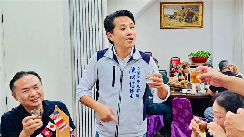 陳以信接任文傳會主委!他:跟鄭麗文絕配