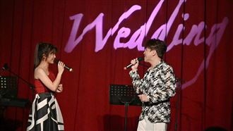 才喊婚宴辦台南　許志豪、翁鈺鈞現身婚禮