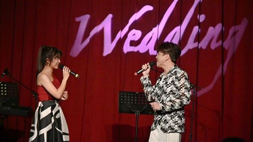 才喊婚宴辦台南　許志豪、翁鈺鈞現身婚禮