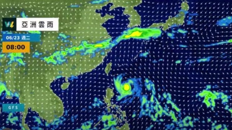 強颱米克拉逼近,對台影響曝光。(圖/翻攝自天氣風險 WeatherRisk臉書)