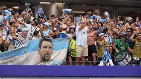 梅西（Lionel Messi）成為世界盃進球王，阿根廷全國關注。（圖／美聯社／達志影像）