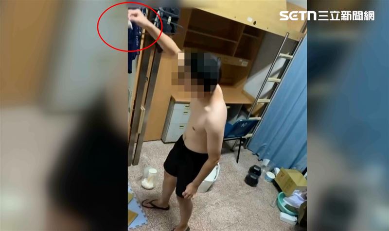 準碩士生毫不避諱表示,把倉鼠當球上下拋是覺得好玩,像自由落體。(圖/翻攝畫面)