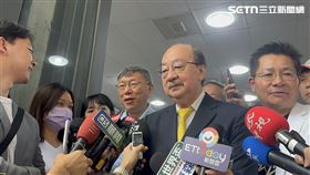 柯文哲柯建銘雙柯受訪（圖／記者詹宜庭攝影）