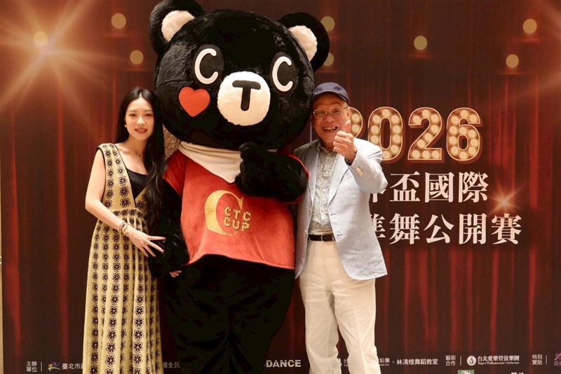 愛妮雅集團總裁陳威中表示，因為台灣國標舞實力夠堅強，才能爭取到國際賽事落地。（圖／三立記者攝）