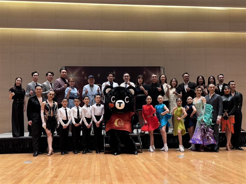 2026 CTC世界盃國際標準舞公開賽將於7/4在台北小巨蛋登場。（圖／三立記者攝）