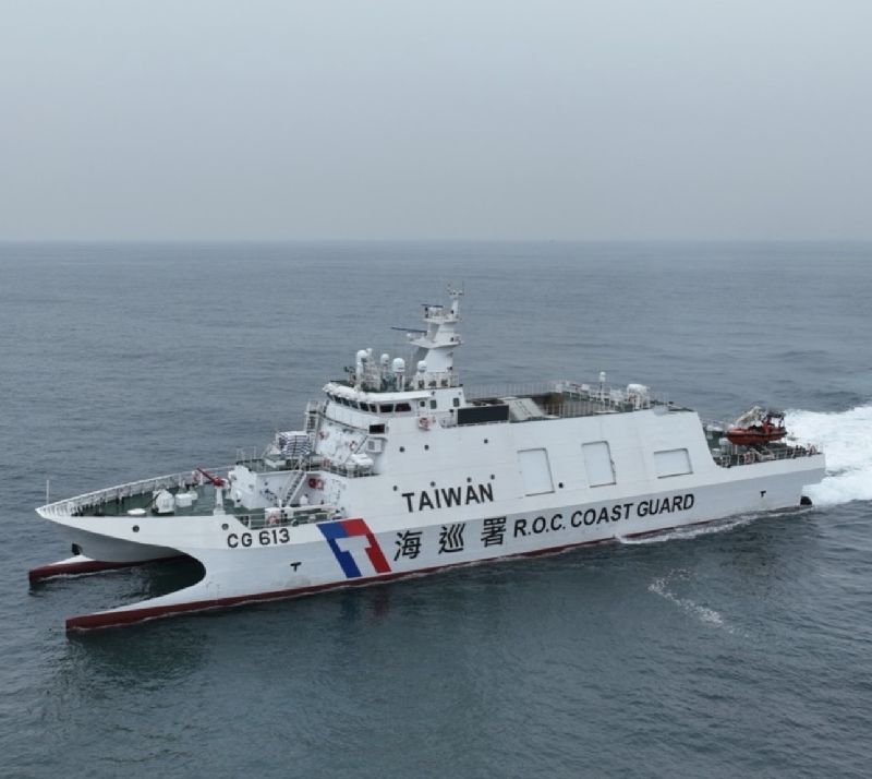 海洋委員會海巡署23日表示，關於媒體報導「中國自然資源部東海生態中心表示海巡艦艇通信品質差，喊話聽不到」一事，經查與事實不符，嚴正駁斥中國非法海洋調查。（海巡署提供）