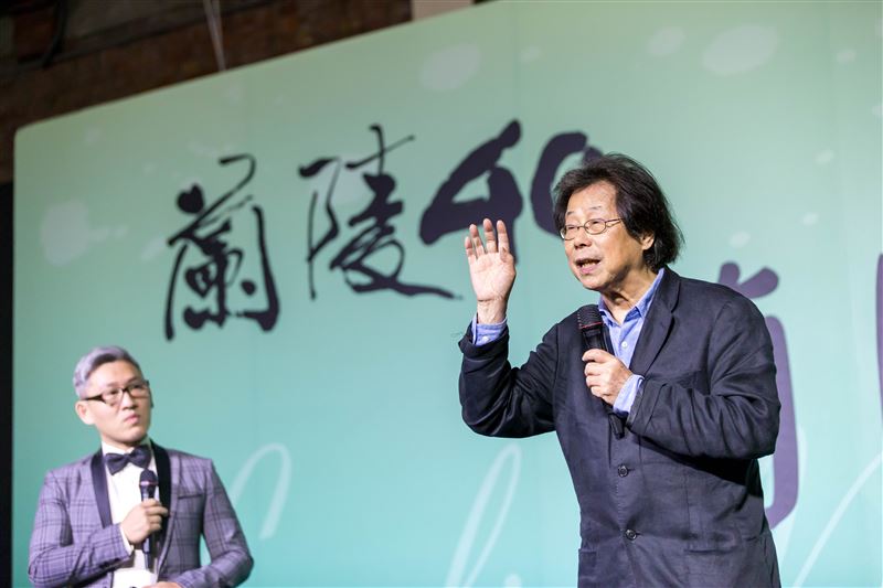 吳靜吉博士感嘆現代的劇場人「很幸運」。(圖/臺北戲劇獎提供)