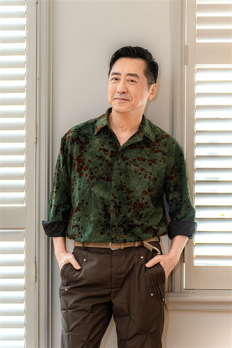 庾澄慶出席新歌〈愛人啊〉記者會。(圖/福茂唱片提供)
