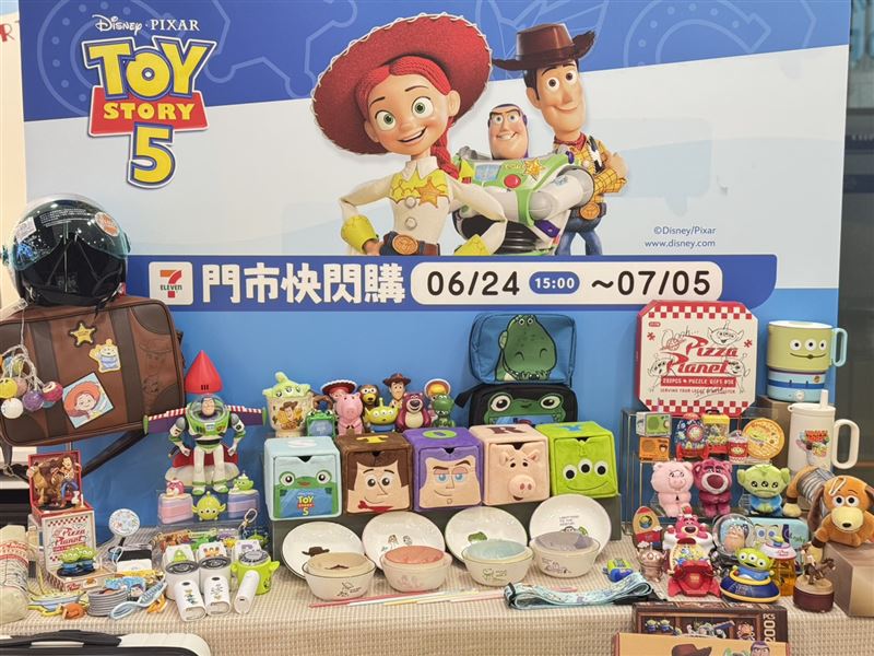 7-ELEVEN推全新「玩具總動員5」全店精品集點活動。(圖/品牌業者提供)