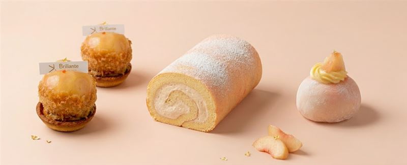 水蜜桃盛夏旬味系列。(圖/品牌業者提供)