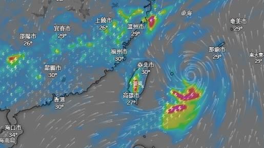 颱風外圍環流+鋒面來襲!最快週三起炸雨
