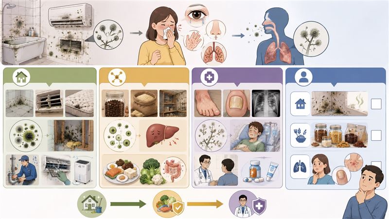 牆壁發霉肺會感染?醫揭「這類人」要注意