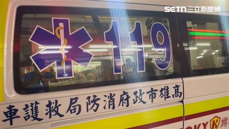 救護人員發現受害者手部受傷嚴重，送醫後無生命危險。（圖／翻攝畫面）