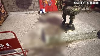 玄濟宮「尬電禪師」遭潑穢物！警方說話了
