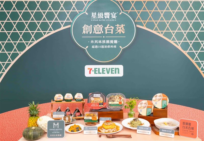 星級台菜聯名在7-ELEVEN「星級饗宴」催淚蛋變身親子丼、椒香皮蛋尬香菜冷麵。(圖/品牌業者提供)