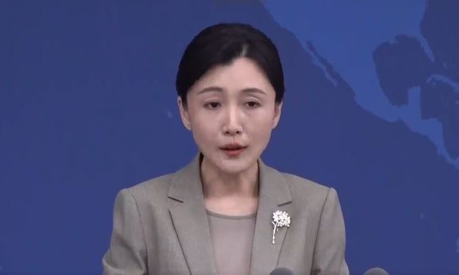 中國國台辦發言人張晗主持例行記者會(圖/翻攝畫面)