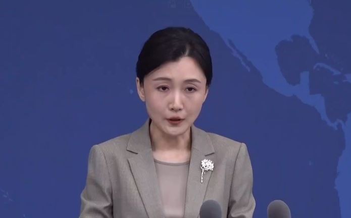 中國國台辦發言人張晗主持例行記者會(圖/翻攝畫面)