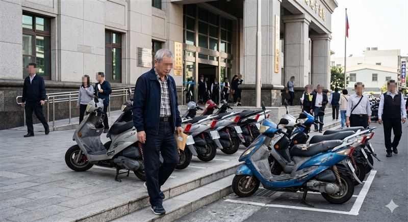 房東把租客機車視為「報廢」找人清運,獲600元不法所得挨告。(示意圖/AI生成圖)