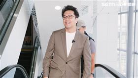 民調雖落後蔣萬安，但沈伯洋並不氣餒，他表示，這代表還有許多溝通與進步的空間。（圖／記者楊士誼攝影）