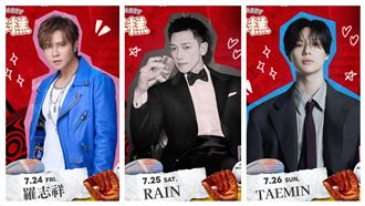 樂天辣年糕趴卡司曝　羅志祥、RAIN和泰民
