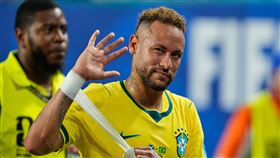 內馬爾（Neymar）下半場替補登場，這是他自2023年以來首次在國際賽亮相。（圖／美聯社／達志影像）