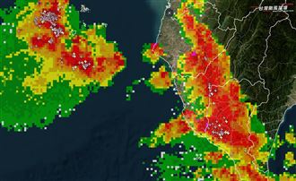 專家曝非常強烈雷雨帶！黃偉哲貼圖急示警
