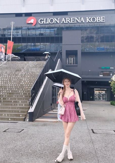 短今在大阪逛街期間被陌生人尾隨。（圖／翻攝自IG @sammie_923）