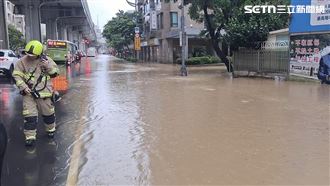 12縣市豪大雨特報　北市文德路淹水50公分