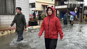 周春米,屏東縣消防局,屏東,積淹水,橡皮艇,安養中心（圖／翻攝畫面）