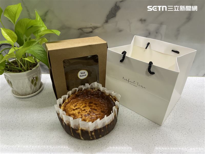 梁維兒將這次義賣的結晶命名為「Well Baked」，主打精心研發的經典甜點，其中包括極具人氣的「巴斯克乳酪蛋糕（Basque Burnt Cheesecake）」。(圖/翻攝畫面)