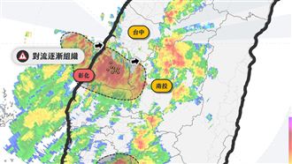新雷雨胞發展中！粉專示警3縣市恐有災情