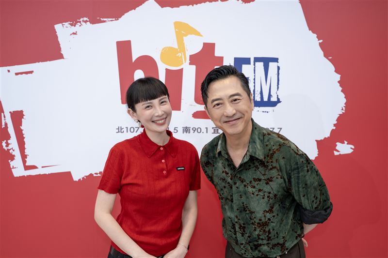 哈林到魏如萱的節目訪談。（圖／Hit Fm聯播網）