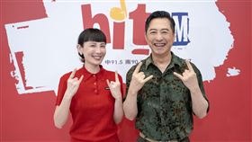 哈林到魏如萱的節目訪談。（圖／Hit Fm聯播網）