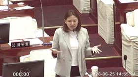 何孟樺針對水利處的追加減預算，提出附帶決議，要求北市府就0618、0625兩次強降雨事件，多地淹水提出檢討報告（圖／翻攝畫面）