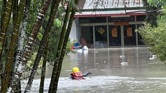 台南累積雨量逾100毫米　抽水11萬公噸