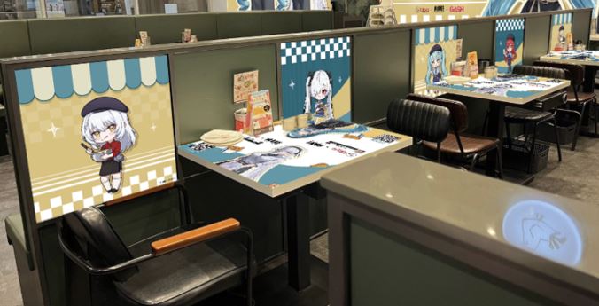 台北公館店與台南南紡購物店將化身為《勝利女神：妮姬》主題據點，店內融入人氣角色視覺元素與聯名主題設計。（圖／品牌業者提供）