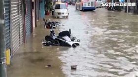 獨家／泥水如瀑布灌地下室　攝影棚、車行損失百萬元