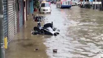 獨／泥水灌地下室　攝影棚、車行損失百萬