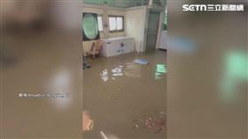 高雄田寮二仁溪暴漲村莊慘淹　月世界變水世界