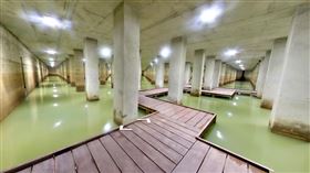 桃園「地下宮殿」照曝光。（圖／翻攝自桃園是政府水務局）