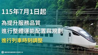 台鐵「7月大改點」影響653班！通勤族快查