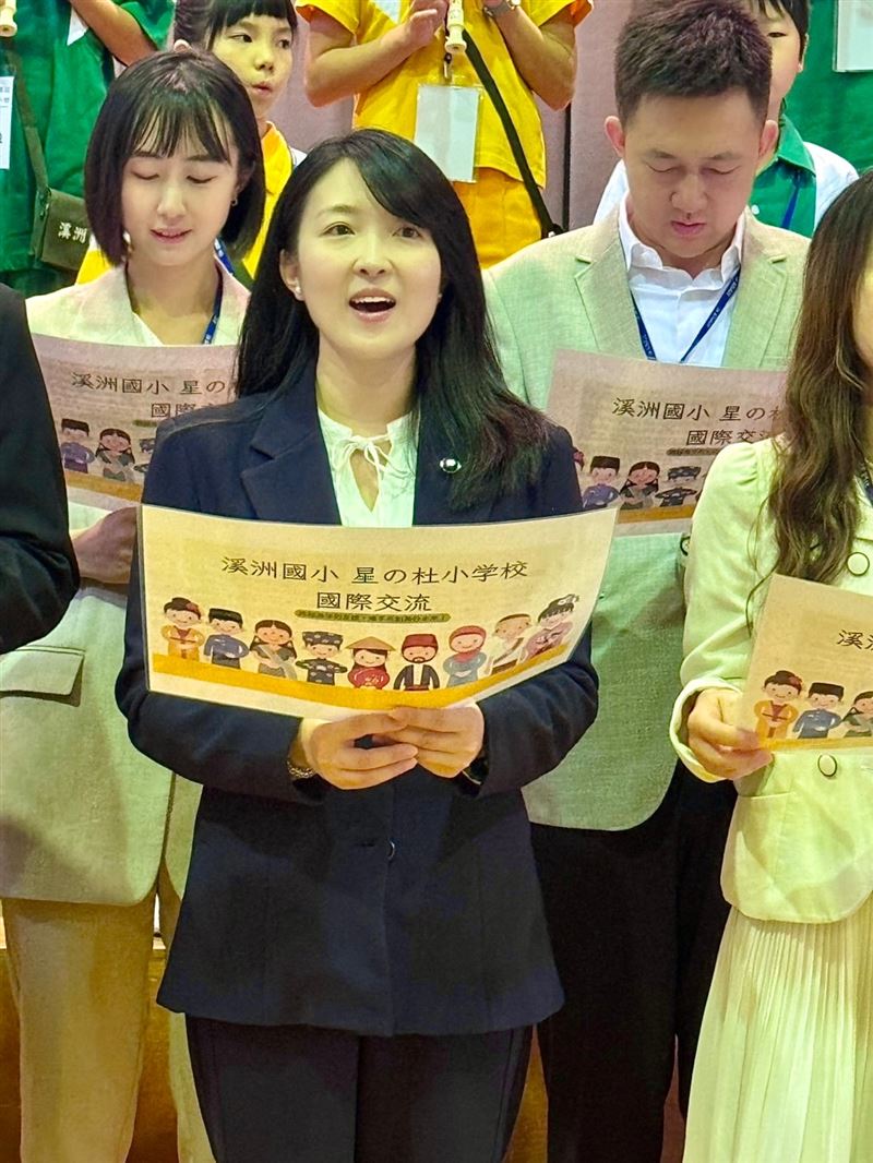 新北市議員山田摩衣帶領選區內優秀的板橋子弟來到日本。（圖／翻攝畫面）