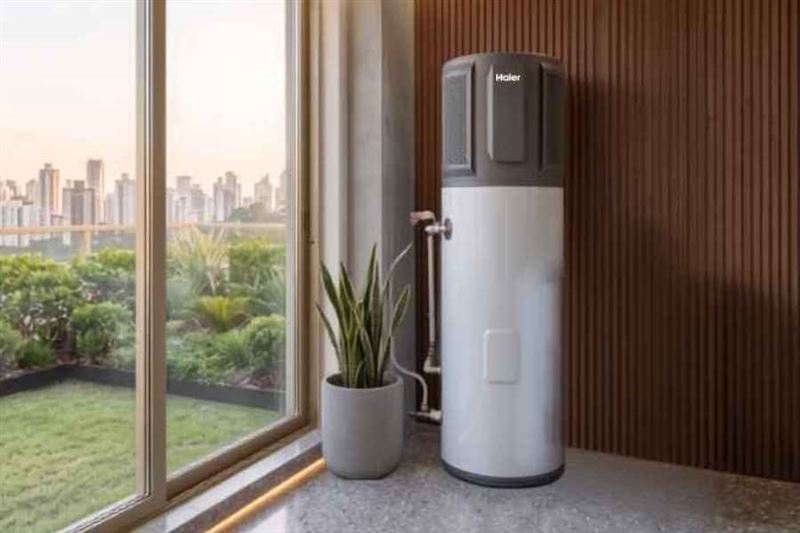 狂省近3500萬度電!海爾熱泵熱水器發威,年省約八千多戶家庭全年用電量。(圖/廠商提供)